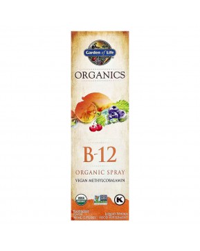 Garden of Life, MyKind Organics, органический спрей с витамином B12, со вкусом малины, 58 мл Garden of Life, MyKind Organics, органический спрей с витамином B12, со вкусом малины, 58 мл